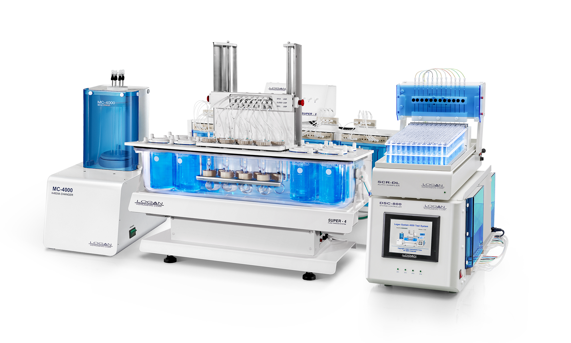 Flow-through Cell Tester System With Automated Sampling USP Apparatus 4