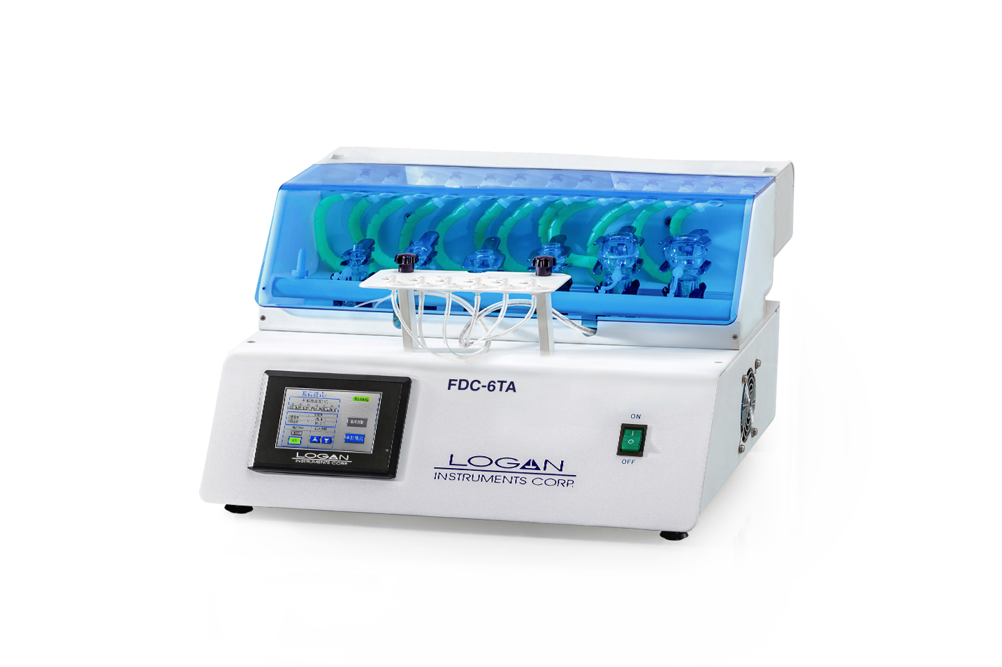 Semi-Automated Water Jacket Diffusion Cell Drive Console W/ Tilting & PLC Color Display With External Circulator